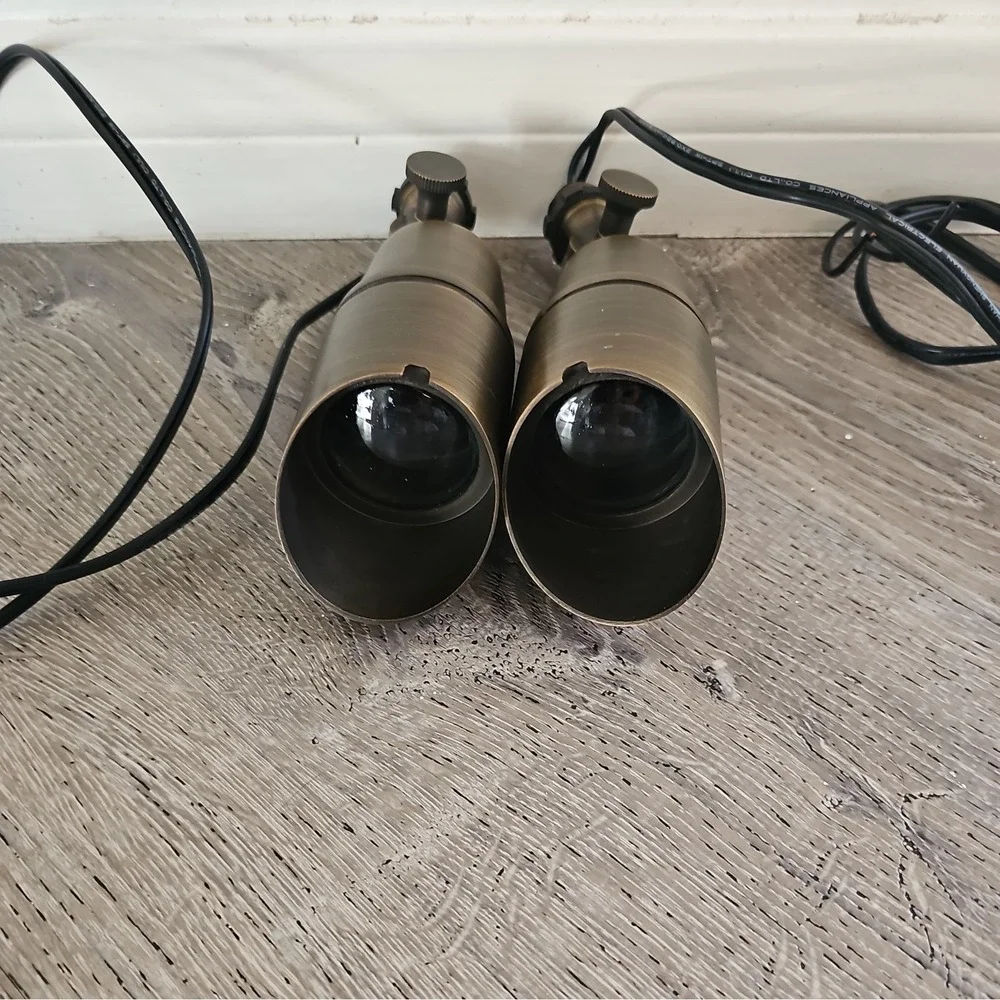 Liberty Landscape Lighting‎ Directional Spot Light with Hood - Weathered Brass